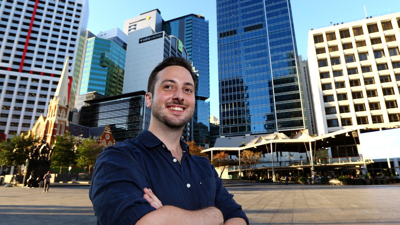 New Greens Brisbane MP Stephen Bates. Picture: David Clark