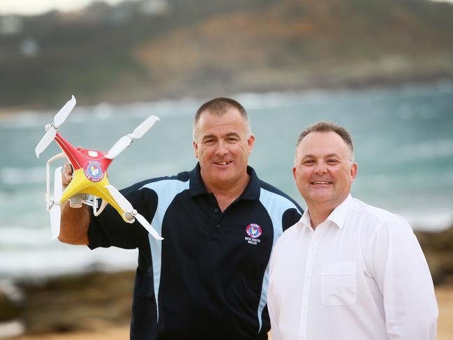 The State Government's drone trial to identify sharks included Avoca Beach. Picture: Sue Graham