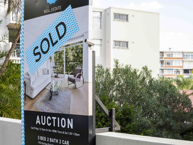 SYDNEY, AUSTRALIA, NewsWire, Saturday 20 May 2023.Generic realestate signsMortgage holders have been feeling the financial squeeze amid a campaign of interest rate rises from the Reserve Bank of Australia (RBA), putting the official cash rate up in 11 of their last 12 meetings.Picture: NewsWire/ Monique Harmer