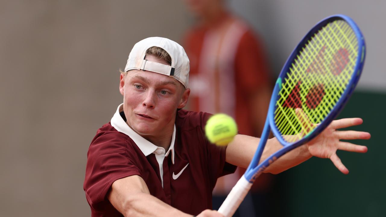 Cruz Hewitt is making his way in the junior tennis ranks. (Photo by Adam Pretty/Getty Images)