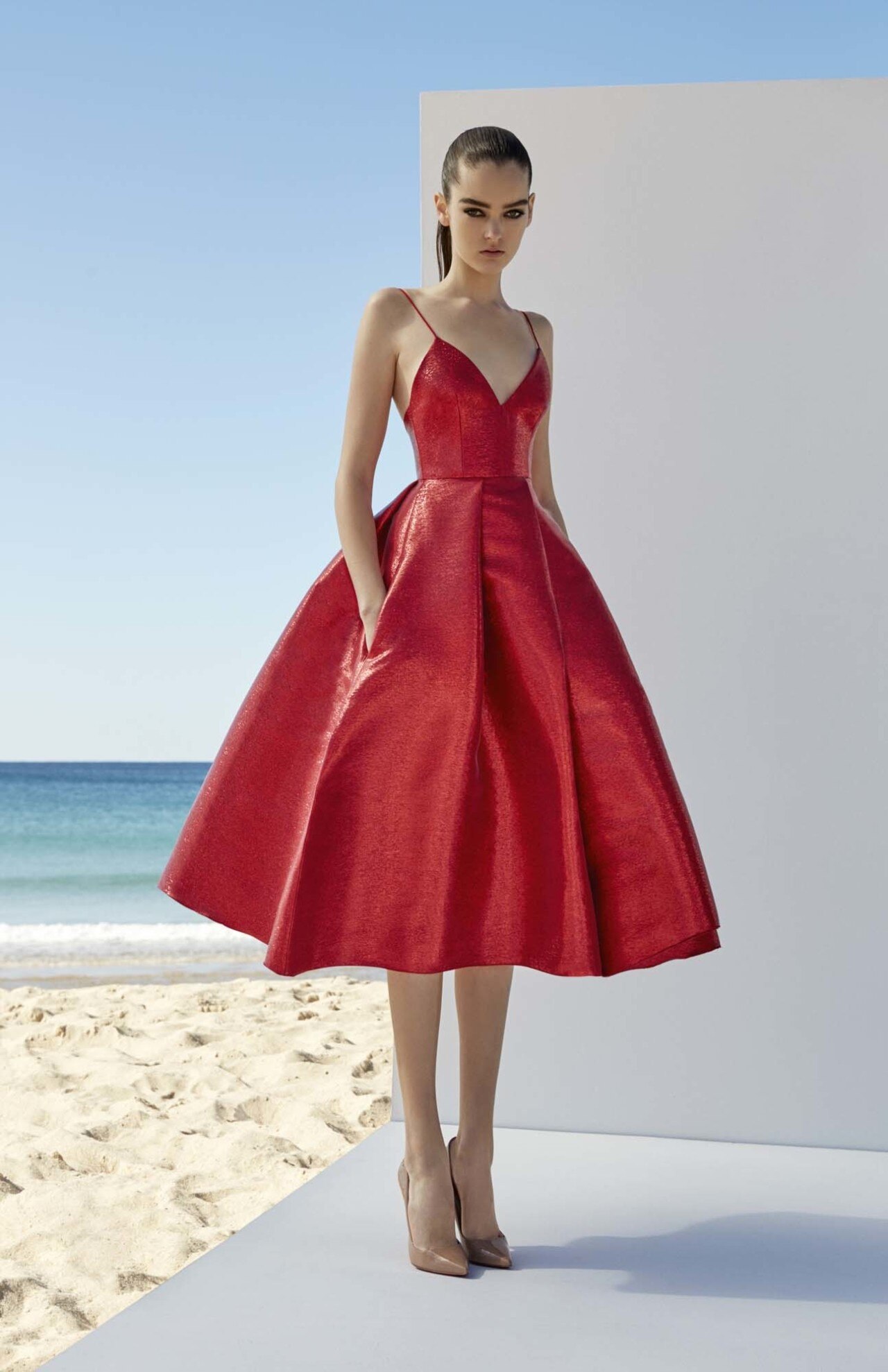 Alex perry red dress online