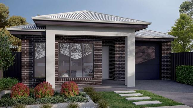 Artist impressions of affordable homes to be built on Bentley Rd at Blakeview, in Adelaide's northern suburbs. Picture: Fairmont Group