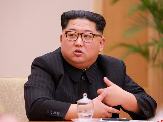 US President Donald Trump is planning a summit with North Korean leader Kim Jong Un. Picture: Korean Central News Agency/Korea News Service via AP
