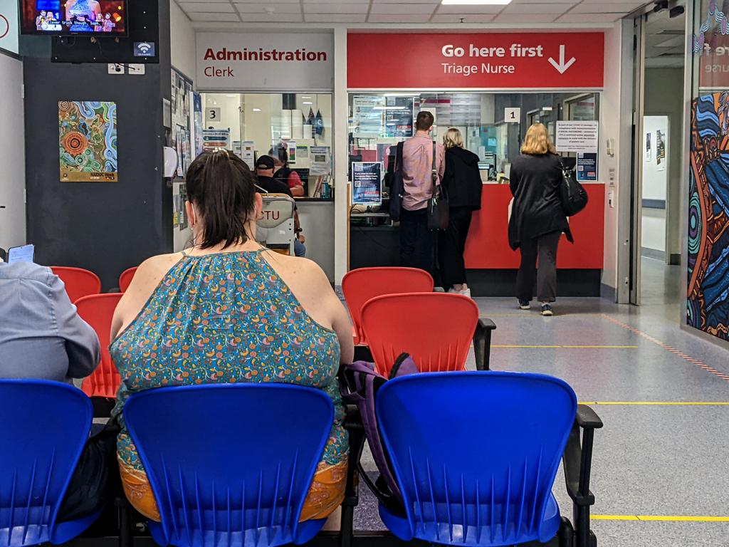 RBWH emergency department at Herston on Tuesday. Picture: David Clark