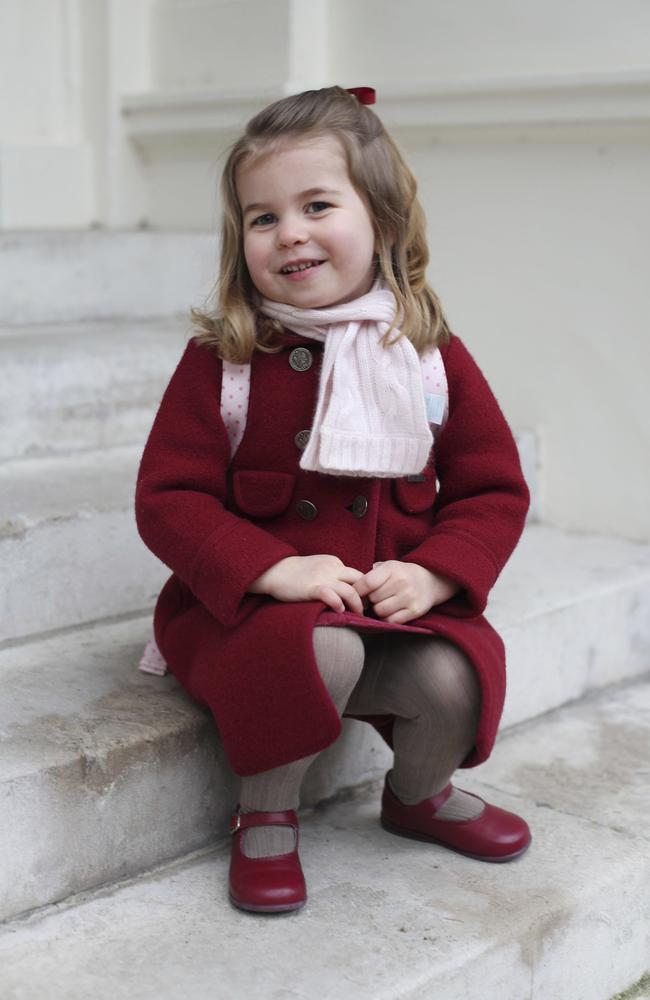 Princess Charlotte is adorable in the photos taken by her proud mum. Picture: Duchess of Cambridge via AP