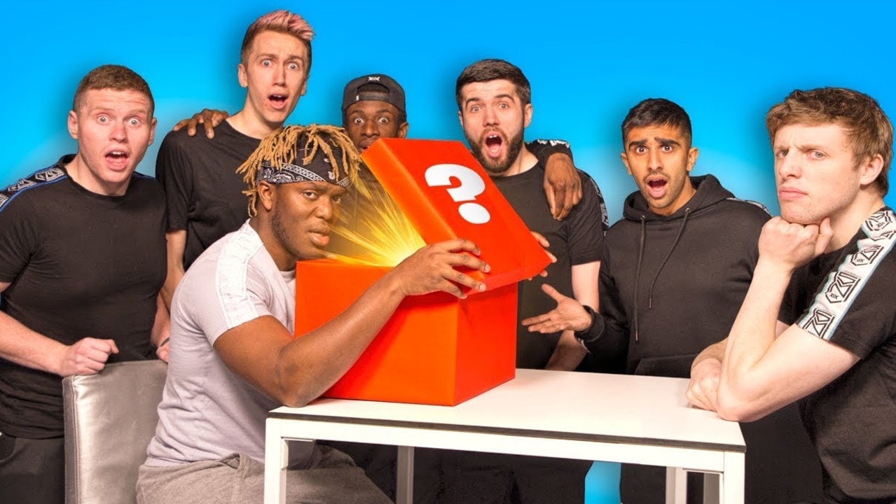 In one of their videos the members of Sidemen try lie to each other ‘with the weirdest objects possible’. Picture: YouTube.