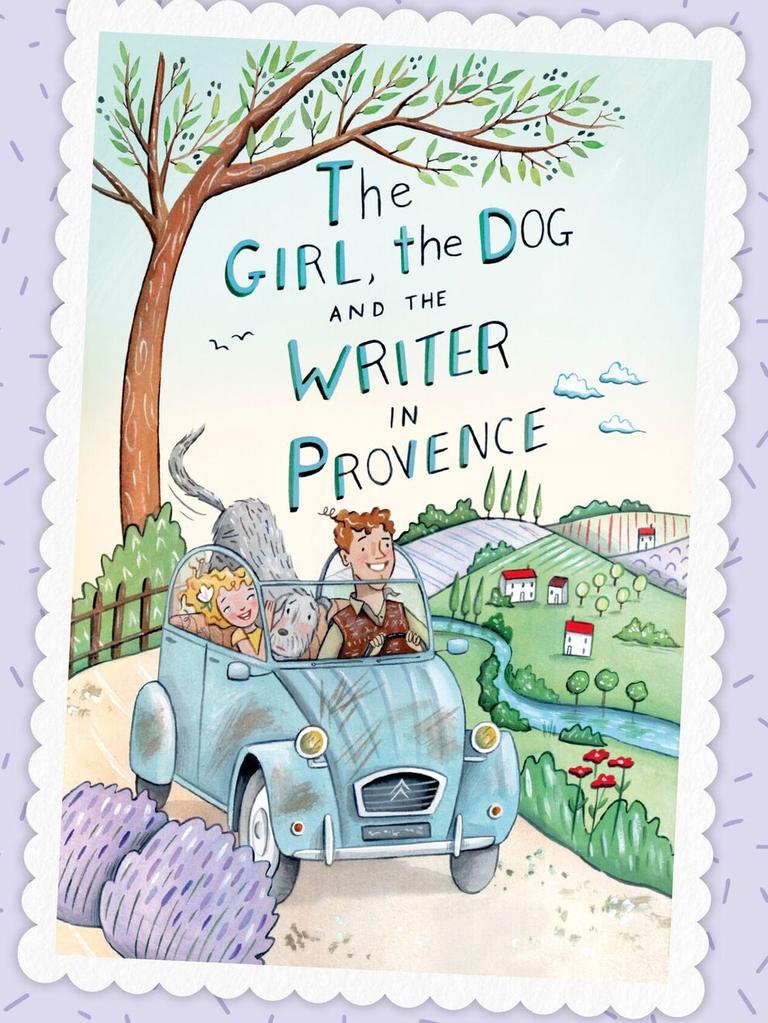 The Girl, the Dog and the Writer in Provence by Katrina Nannestad for Kids News book club october 2018