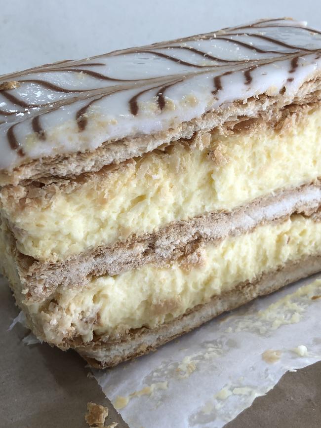 Also on the list, Bayside Bakery’s take on the vanilla slice. Picture: Supplied