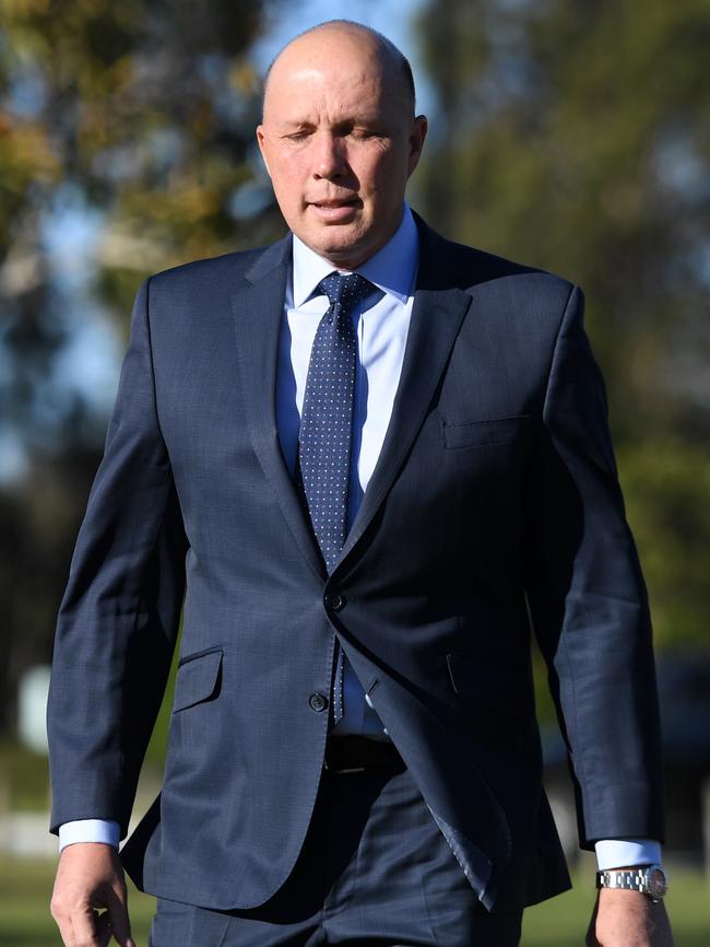 Minister for Home Affairs Peter Dutton. Picture: AAP