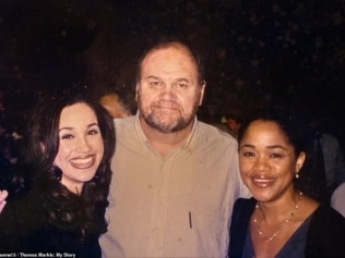 Meghan Markle with her mother Doria Ragland and her estranged father Thomas Markle. Picture:  Thomas Markle: My Story.