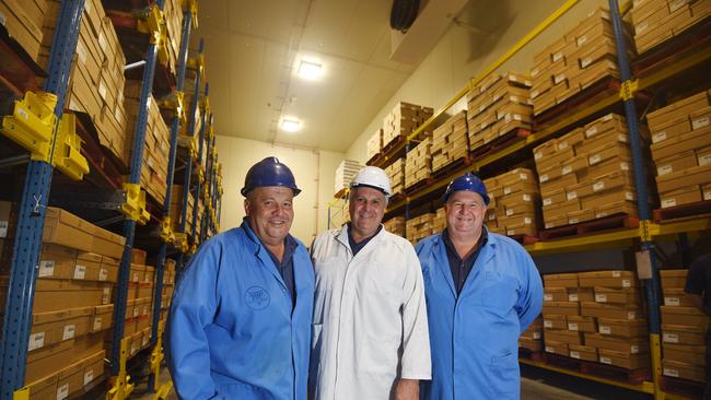 Michael, Terry and Tony Nolan of Nolan Meats in Gympie.