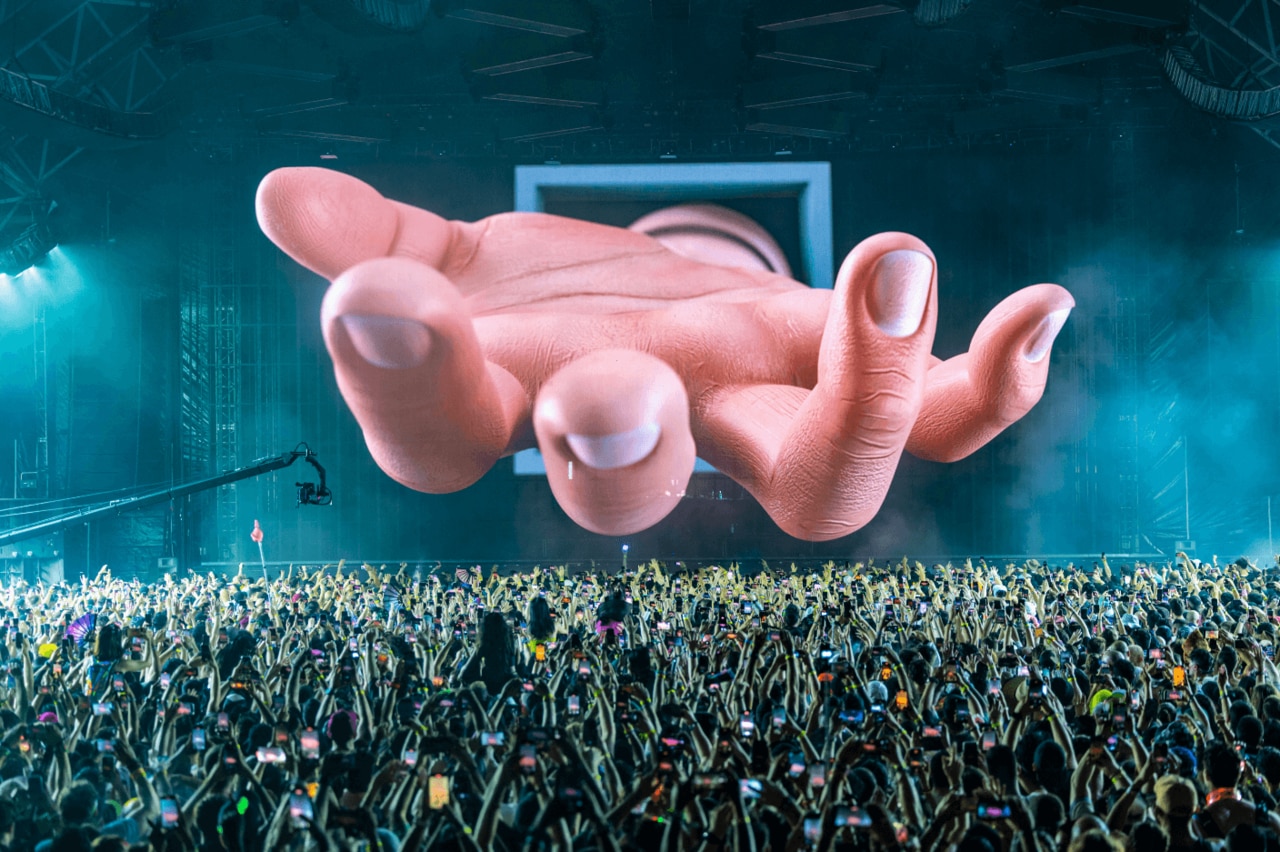 The electronic extravaganza, which treats crowds to spectacular visual displays like the one above during Eric Prydz's set in 2023, is celebrating its 25th anniversary with an absolute bumper line-up of producers. Picture: Ultra Miami