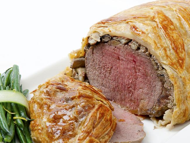 December 8: 4 Ingredients Christmas Feast: Pictured: Wild Mushroom Beef Wellington