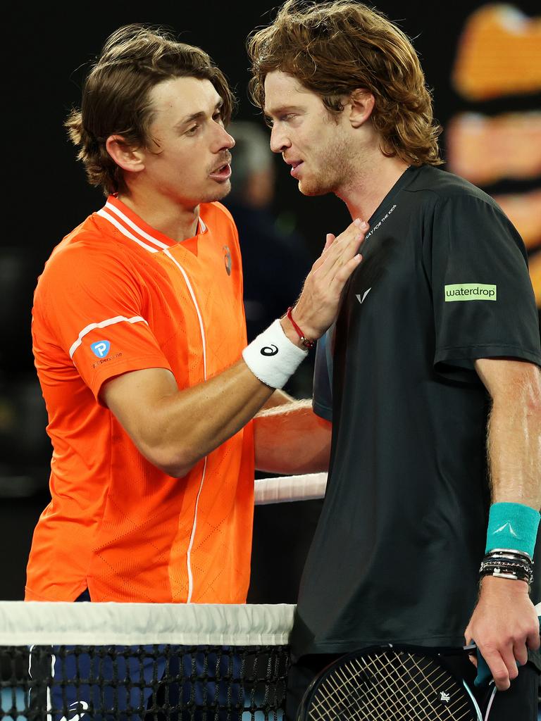 Great scenes from the two young warriors. Picture: Mark Stewart