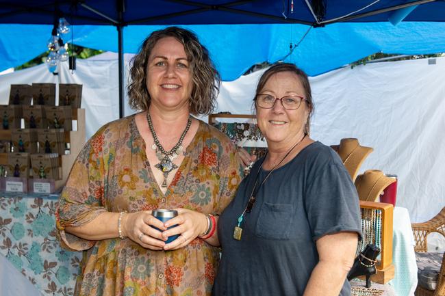Hannah Smith and Loren Vanzella at Wintermoon Festival at Mount Charlton.Picture: Michaela Harlow