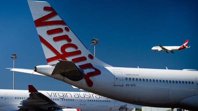 Virgin Australia faces more time in administration if creditors vote against the sale to Bain Capital on September 4. Picture: AFP