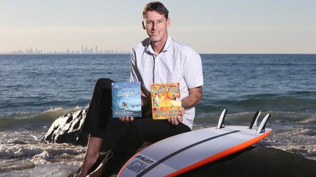 Self-published author Chris Gudenswager has detailed the surfing life of Keith Paull, a forgotten surfing legend. Picture: Glenn Hampson