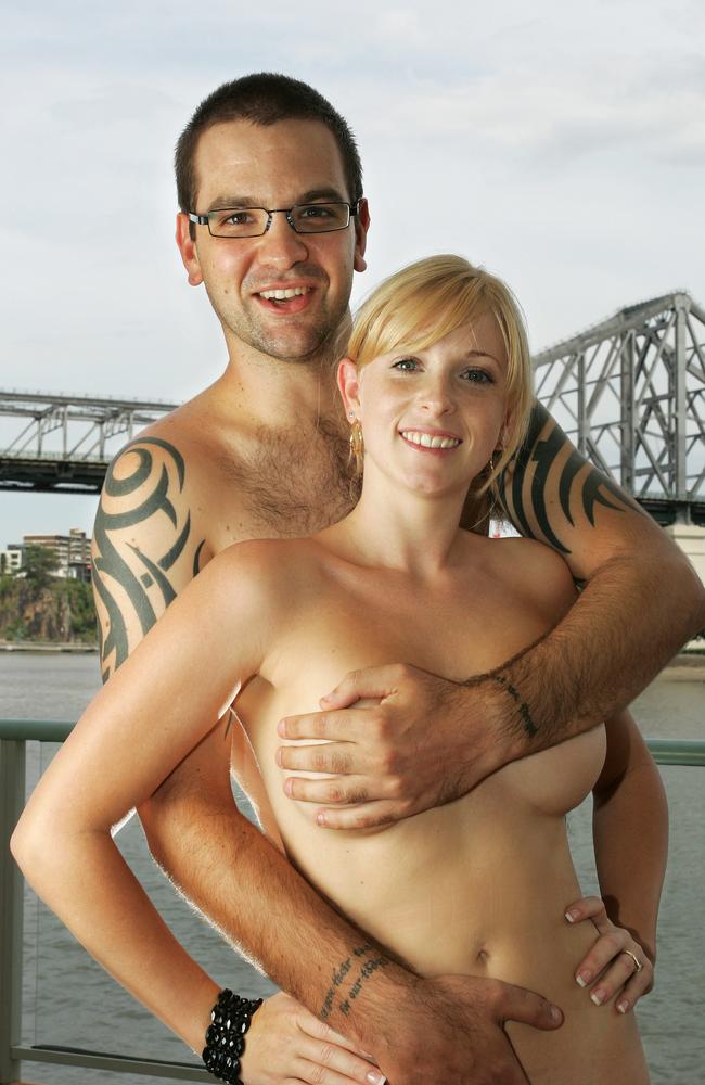 Phil Hendicott and Ellie Barton were to be married naked in 2009.