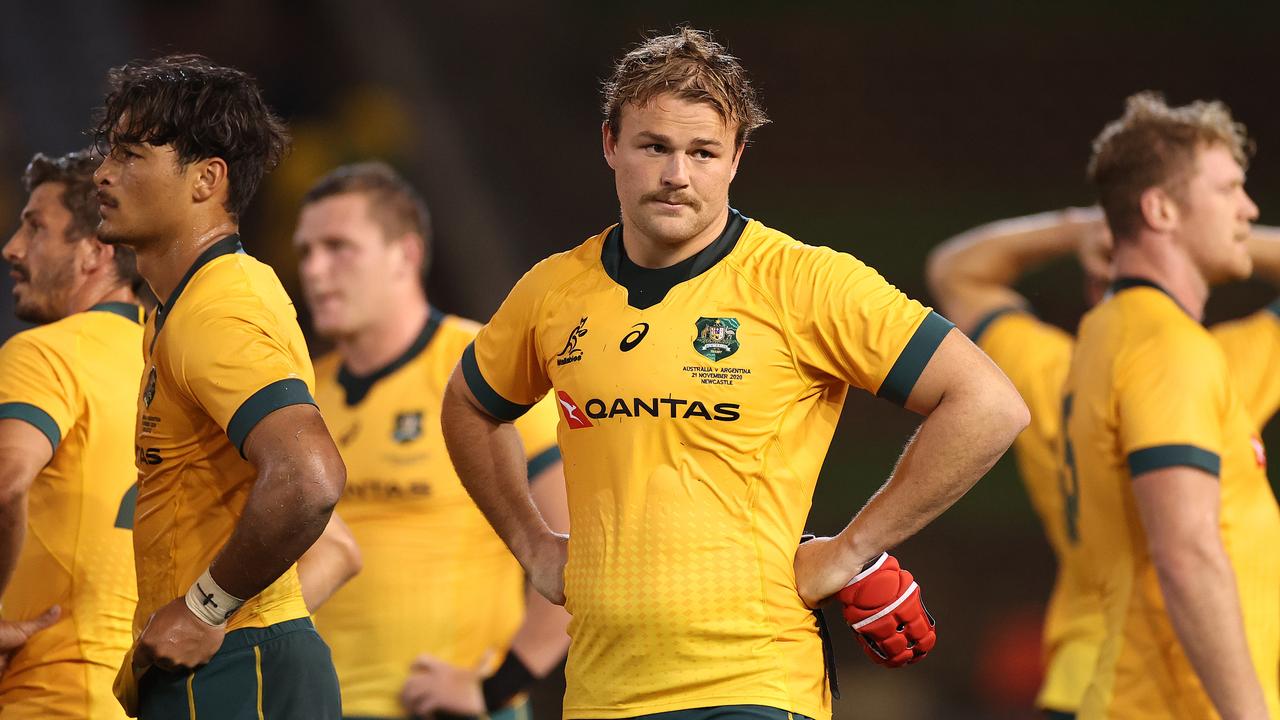 The Wallabies fell victim to Argentina’s aggressive approach. (Photo by Cameron Spencer/Getty Images)