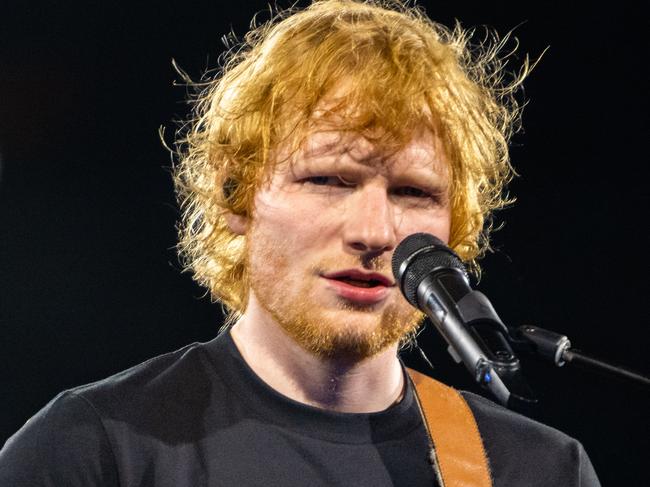 Ed Sheeran live at Adelaide Oval in Adelaide, Kaurna Yarta, Tuesday, March 7, 2023. (The Advertiser/ Morgan Sette)