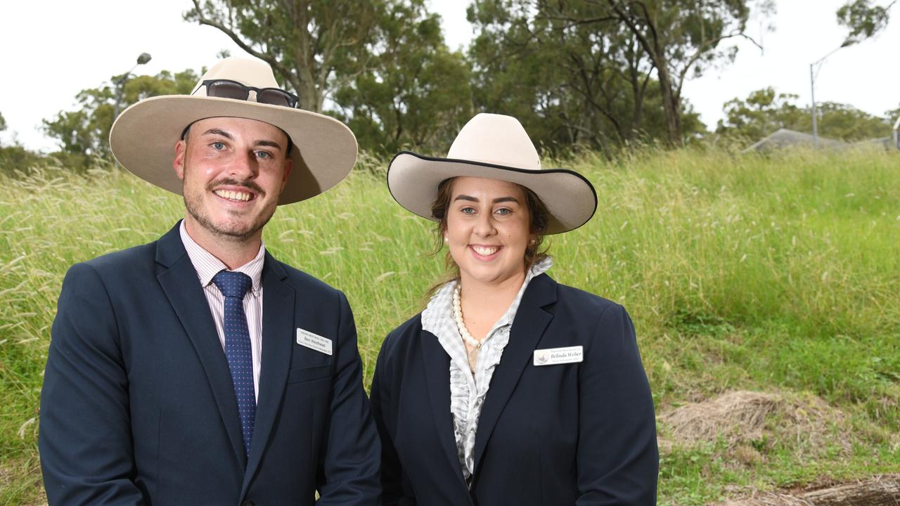 Rural Ambassador for 2022, Belinda Weber, 23, of Pittsworth and the runner up Ben Westhead, of Crows Nest. Heritage Bank Toowoomba Royal Show. Saturday March 26, 2022