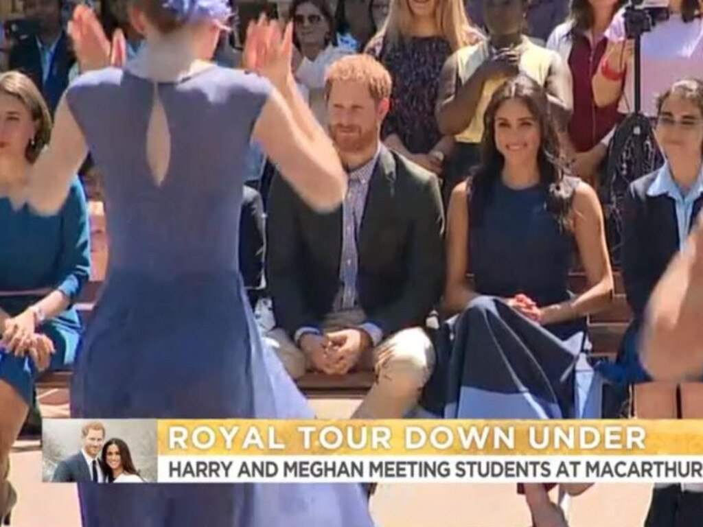 Everyone has their best contemporary dance watching face on.