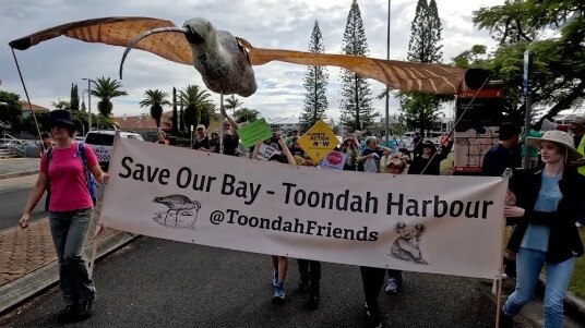 Conservation groups including The Australian Conservation Foundation want to stop the harbour development. Picture: Redlands2032.