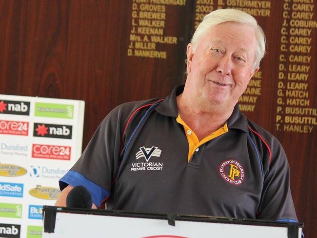 Frankston Peninsula Cricket Club president Dennis Prendergast has been made a life member of Cricket Victoria.