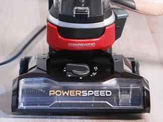 Target vacuum compared to a Dyson