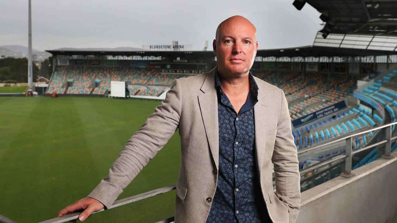 Cricket Tasmania CEO Dominic Baker at Blundstone Arena. Picture: NIKKI DAVIS-JONES