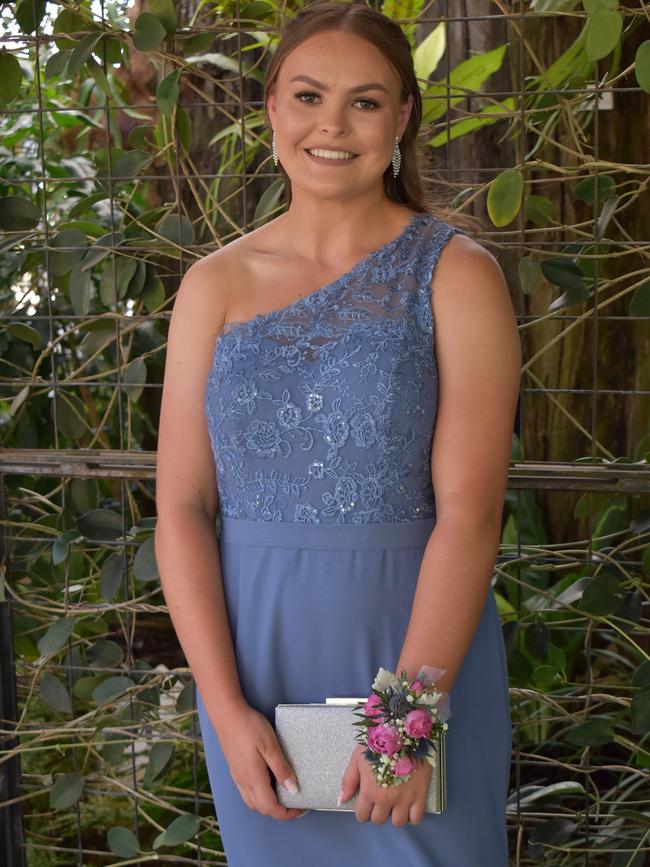 Holly Keates at the Mackay State High School 2021 Year 12 formal, November 16, 2021. Photo: Tara Miko and Janessa Ekert