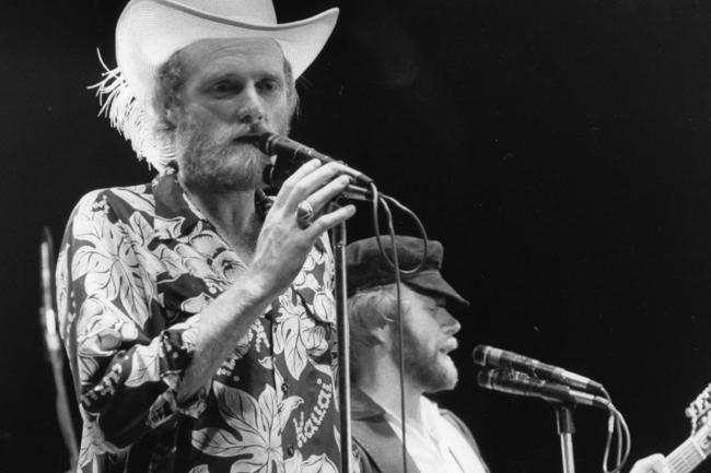 Mike Love of the Beach Boys performing in 1978. 