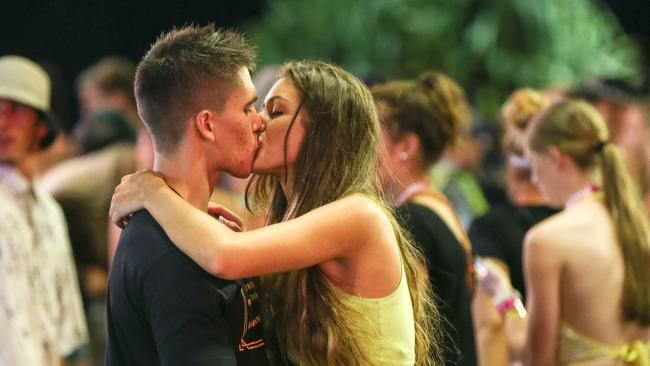 Kissing, alongside sharing cigarettes and drinks, can spread the deadly disease. Picture: Lindsay Moller