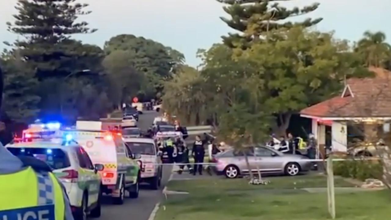 WA Police were called to Berkeley Cr in Floreat about 4.30pm on Friday. Picture: 7 News