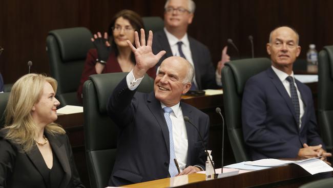 Minister Eric Abetz. Tasmanian premier Jeremy Rockliff faces a no-confidence motion. Picture: Nikki Davis-Jones