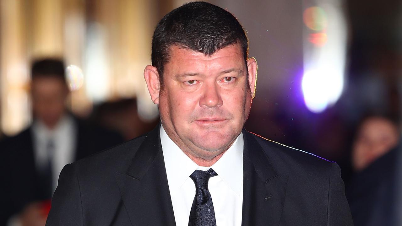 James Packer of Crown Resorts leaves after attending the Crown Resorts annual general meeting in 2017. Picture: Getty