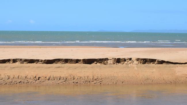 Erosion at Pallarenda beach. Picture: Nikita McGuire