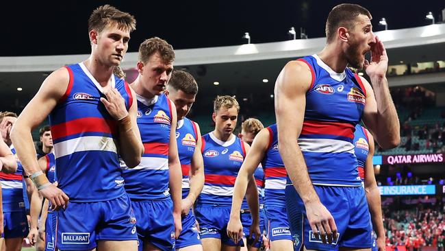 The Dogs blew another chance to entrench themselves in the top eight. (Photo by Matt King/AFL Photos/via Getty Images)