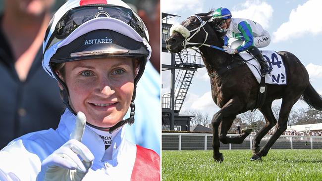 Star jockey Jamie Melham will link up with I Wish I Win in Saturday's Group 1 Futurity Stakes at Caulfield. Pictures: Racing Photos, Getty Images