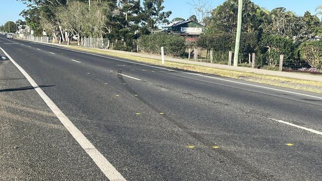 The stretch of road where a fatal crash that claimed the lives of three women happened in Maryborough in April 2023.