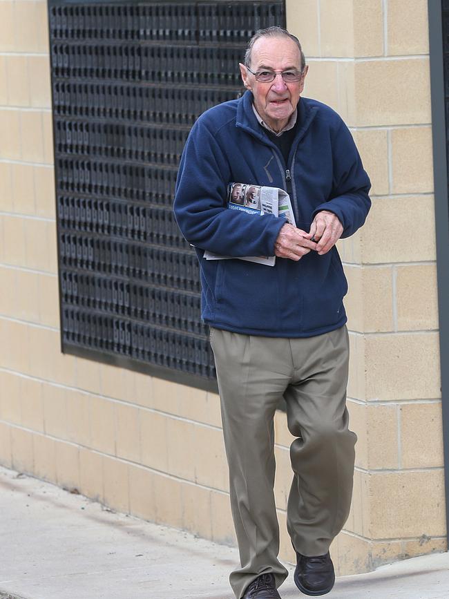 Bishop Ronald Mulkearns was Bishop of Ballarat when Monsignor John Day was abusing children. Picture: Ian Currie