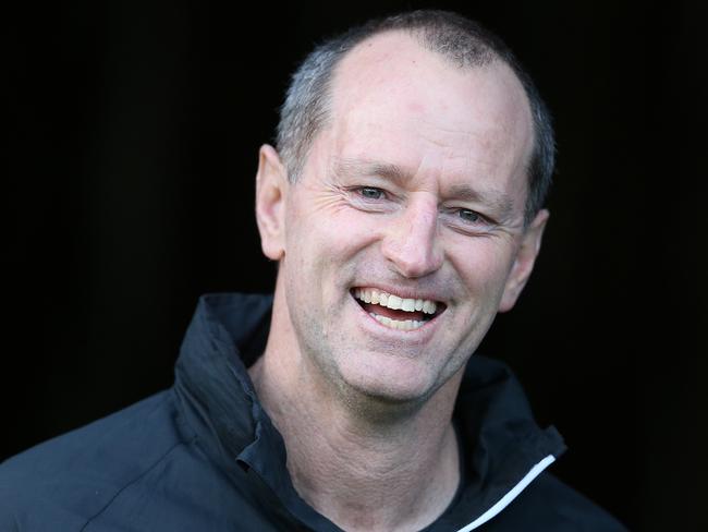 HULL, ENGLAND - OCTOBER 26:  Michael Maguire Head Coach of New Zealand Rugby League team during Captains run at KCOM Stadium on October 26, 2018 in Hull, England. (Photo by Nigel Roddis/Getty Images)