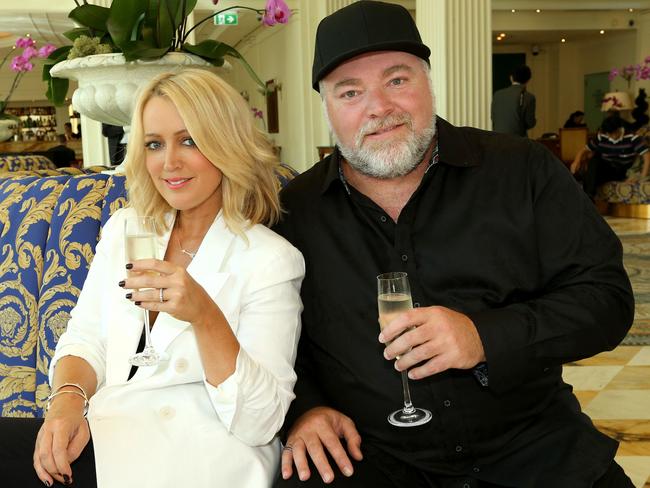 Kyle Sandilands with his KIIS-FM co-host Jackie O Henderson. Picture: Mike Batterham