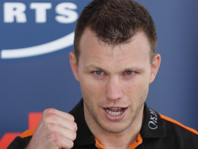 Jeff Horn. Tim Tszyu and Jeff Horn do their weigh in at Townsville Casino ahead of their fight.  Pic Peter Wallis