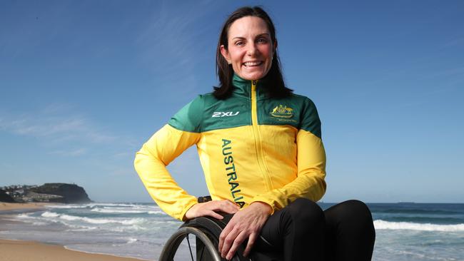 Paralympian Christie Dawes has urged people to wear their seatbelts properly. Picture: David Swift