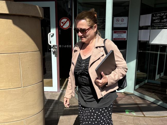 Rosemary Gamble operator of Taz-Zorb at Devonport Magistrates Court. Trial into the jumping castle tragedy at Hillcrest Primary School in Devonport. Picture: Simon McGuire