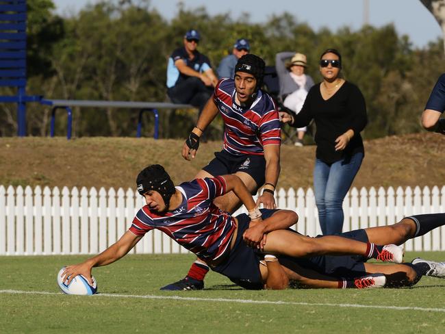 GPS rugby match between Brisbane Grammar and The Southport School - TSS Dion Samuela. Picture: AAP/David Clark