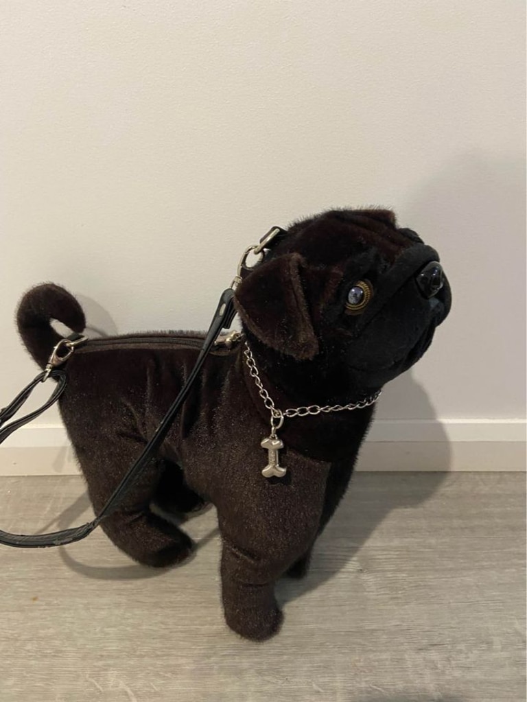 Let your love of all things pug be known to the world with this trendy fashion accessory.