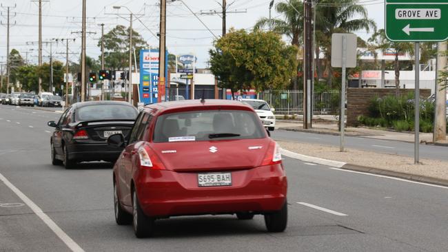 Richmond Rd, Richmond, where West Torrens councillors would like a tram to go. Picture: Eugene Boisvert.