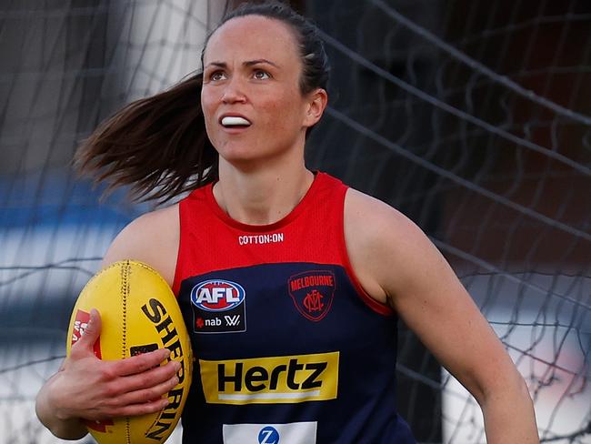 Daisy Pearce could be suiting up for her last AFLW season. Picture: AFL Photos/Getty Images